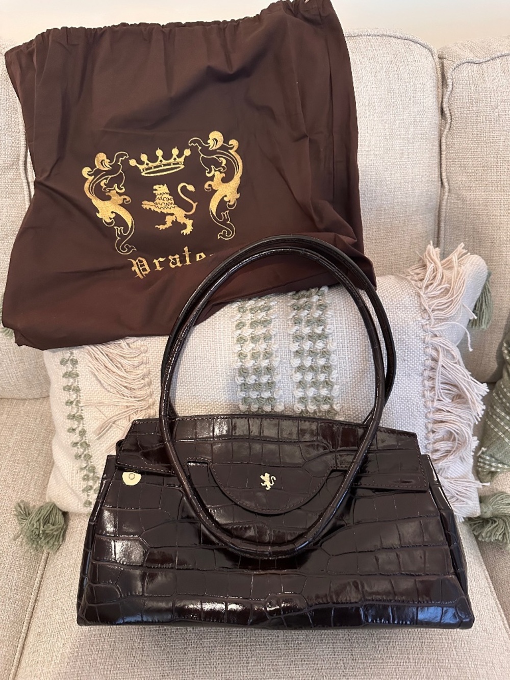Pratesi croc bag